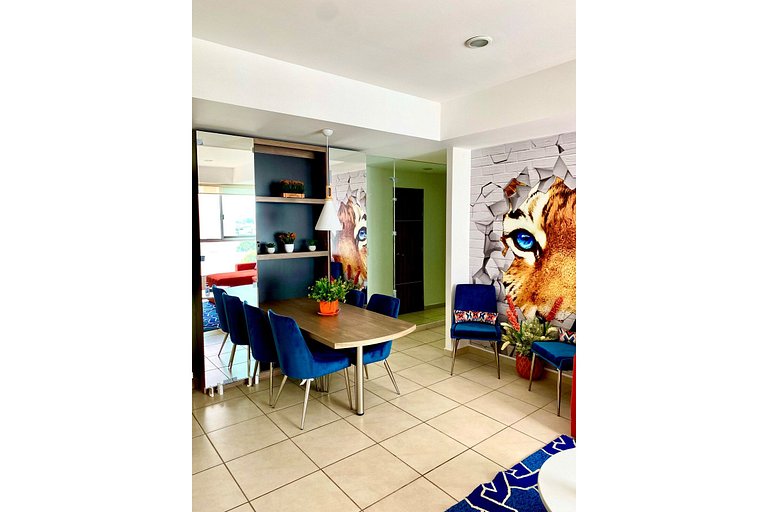 Unique 2 Bedroom, Pool and Fitness Center Design