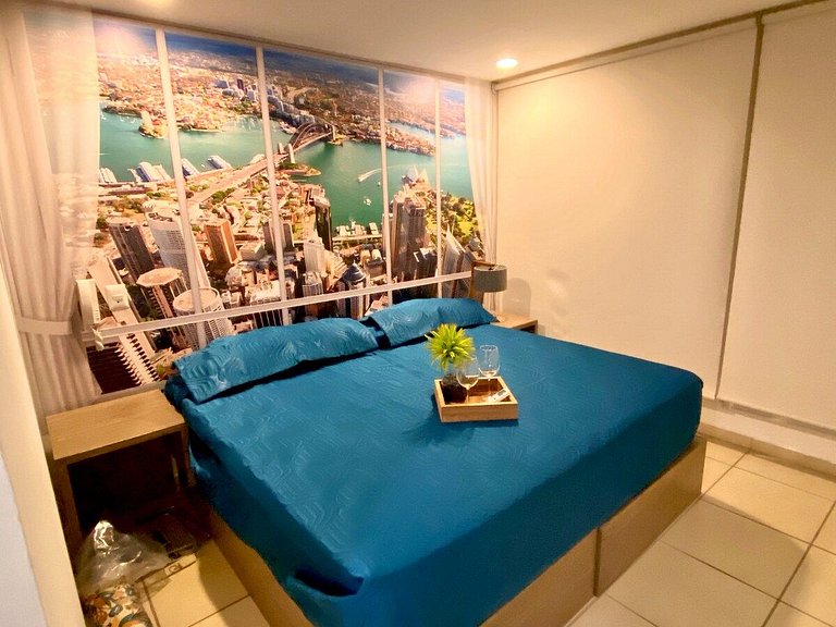 Unique 2 Bedroom, Pool and Fitness Center Design